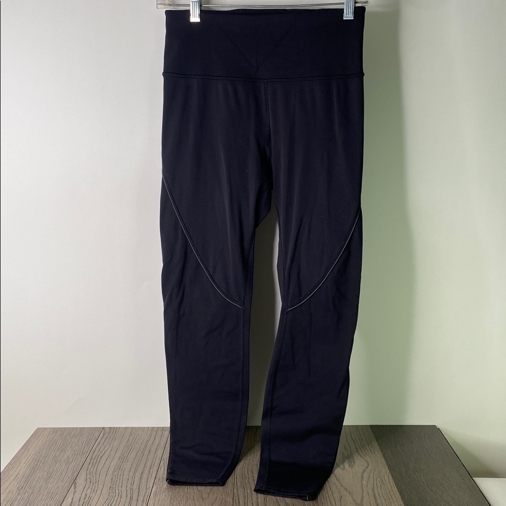 Athleta Cold Front Hybrid Run Tight Black High-Waisted Leggings Women’s Small